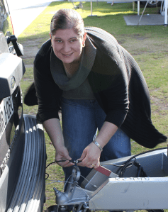 Mel looks like she knows what she's doing